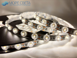 Светодиодная лента SL SMD2835 48LED 18W 24V IP20 Линза 170° дневная белая