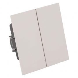 STEKKER МИЯ Выключатель (механизм) 2 кл ПУДРОВЫЙ ЖЕМЧУГ  RSW10-3104-08 IP20