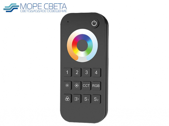 Пульт Lux Smart RT10 (4 зоны, RGB/CCT, RF, Черный)