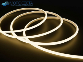 Светодиодная лента термостойкая LSE-297 SMD2835 180LED 14.4W 24V IP68 Теплый белый