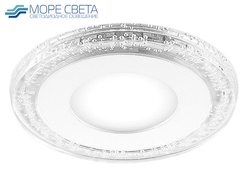 Р-Встраиваемый светильник с подсветкой Feron AL2330 9W 4000K 220V белый*** Р-Встраиваемый светильник с подсветкой Feron AL2330 9W 4000K 220V белый***