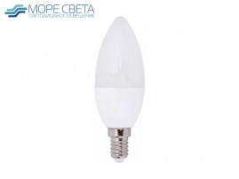 Светодиодная лампа СВЕЧА E14 7-8W 6000-6500K 220V холодная белая