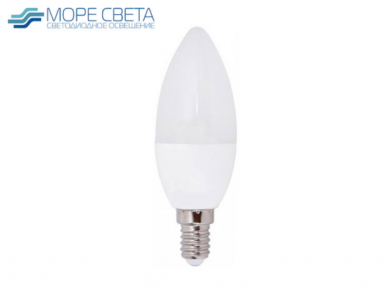 Светодиодная лампа СВЕЧА E14 7-8W 6000-6500K 220V холодная белая