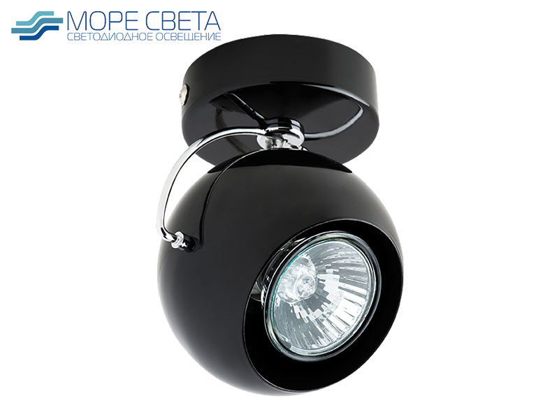 Р-Накладной светильник Lightstar Fabi 110577 под лампу GU10 Круг черный глянцевый*** Р-Накладной светильник Lightstar Fabi 110577 под лампу GU10 Круг черный глянцевый***