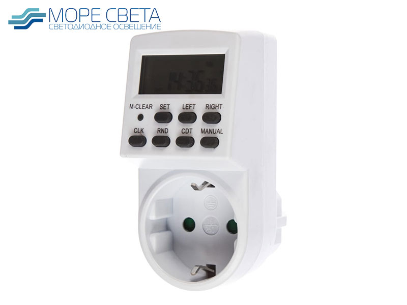НоменклатураПрисоединенныеФайлы Розетка с таймером TM24 (220V, 16A, 3500W)