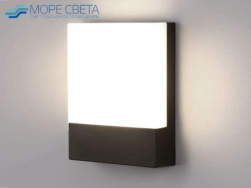 НоменклатураПрисоединенныеФайлы Настенный LED светильник SL-S98B-4K 18W 4000K IP54 черный