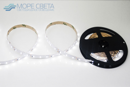 Светодиодная лента SMD3528 60LED 4.8W 12V IP65 Холодная белая в силиконе
