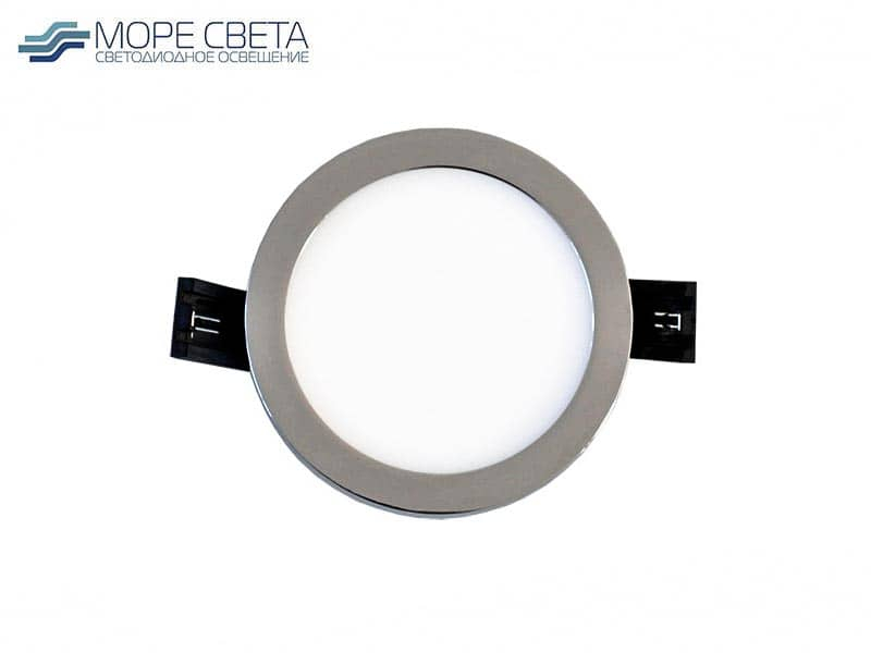 Р-Встраиваемый LED светильник Альфасвет LY708 6W 4000-4500K 220V Круг хром***