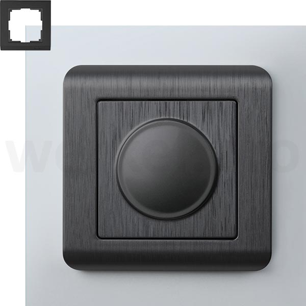Рамка Stream на 1 пост Werkel W0012104 Графит рифленый Рамка Stream на 1 пост Werkel W0012104 Графит рифленый