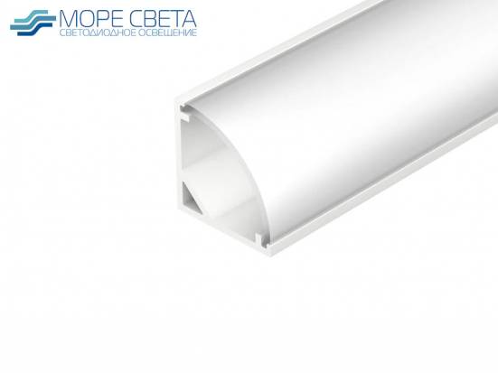 Угловой светодиодный профиль SL-Nugl-16x16-U (280W) Комплект Белый