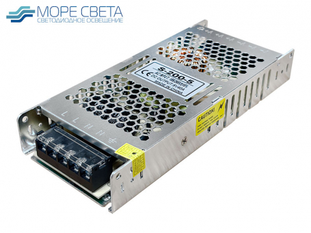 Светодиодный блок питания открытый 200W 5V IP20