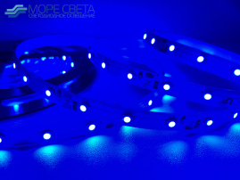 Светодиодная лента SMD2835/3528 60LED 4.8W 12V IP20 Синяя