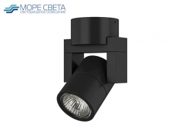 Накладной светильник Lightstar Illumo F 051047 под лампу GU10 Круг черный