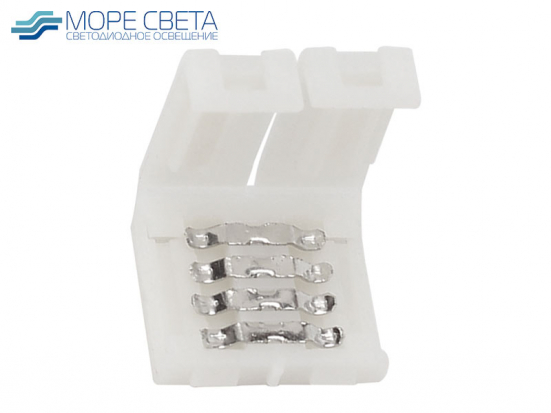 Коннектор выводной для SMD5050 10мм RGB без провода