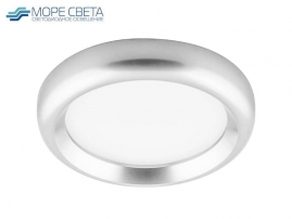 Р-Встраиваемый LED светильник Feron AL614 7W 4000-4500K 220V Круг серый***