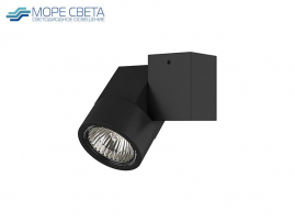 Накладной светильник Lightstar Illumo F 051027 под лампу GU10 Квадрат черный