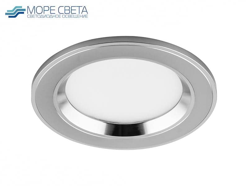 Р-Встраиваемый LED светильник Feron AL610 7W 4000-4500K 220V Круг серый Р-Встраиваемый LED светильник Feron AL610 7W 4000-4500K 220V Круг серый