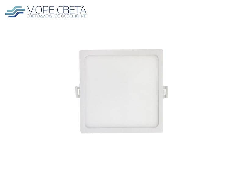 Р-Встраиваемый LED светильник Альфасвет LF27 8W 4000-4500K 220V Квадрат белый