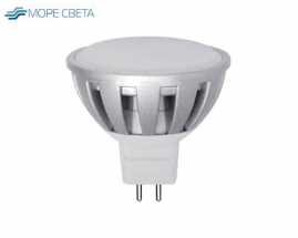 Светодиодная лампа GU5.3 5-6W 6000-6500K 220V холодная белая