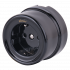 Розетка с заземлением Ретро Werkel W5671008 Черная