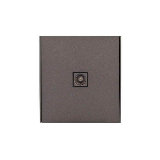KRANZ KR-78-0723-6 Розетка STRONG TV с/у графит