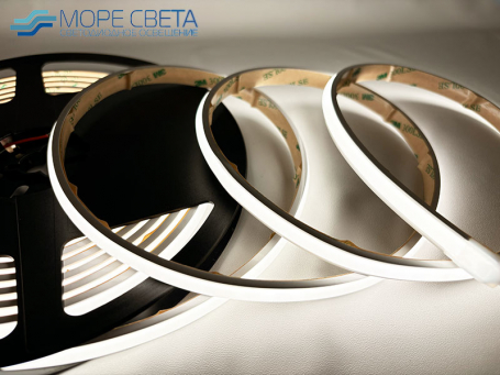 Светодиодная лента Lux SL COB 480LED 10W 4000-4500K 24V IP67 Терм. Дневная белая