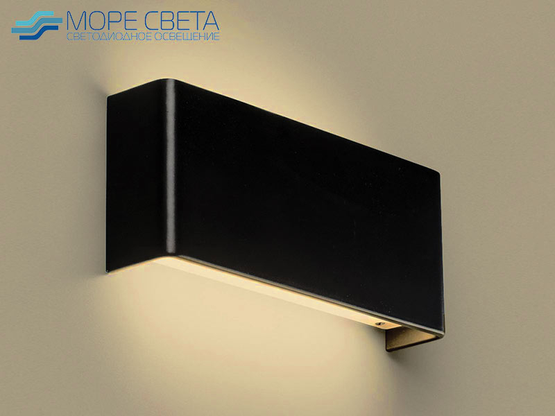 Настенный LED светильник SL-S26B-3K 10W 3000K IP20 черный