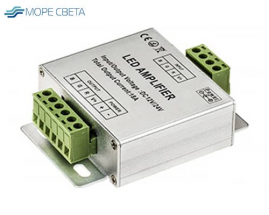 Светодиодный усилитель LN18 (RGB, 12-24V, 18A, 216-432W, Серый)