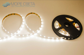 Светодиодная лента SMD2835 60LED 12W 12V IP20 Теплая белая