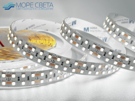 Светодиодная лента SL SMD2835 240LED 20W 24V IP20 двухрядная 15мм холодная белая