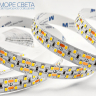 Светодиодная лента SL SMD2835 240LED 20W 24V IP20 двухрядная 15мм холодная белая