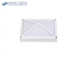 Накладной светильник Ecola B4157S под лампу GX53 IP65 Квадрат белый