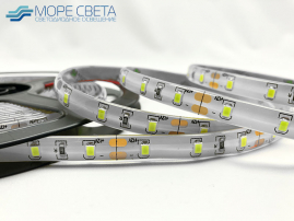 Светодиодная лента SMD2835/3528 60LED 4.8W 12V IP65 Зеленая в силиконе