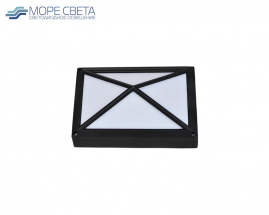 Накладной светильник Ecola B4157S под лампу GX53 IP65 Квадрат черный