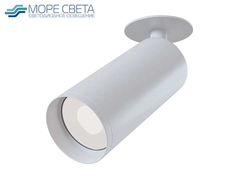 Встраиваемый светильник Maytoni Focus C018CL-01W под лампу GU10 Круг белый Встраиваемый светильник Maytoni Focus C018CL-01W под лампу GU10 Круг белый