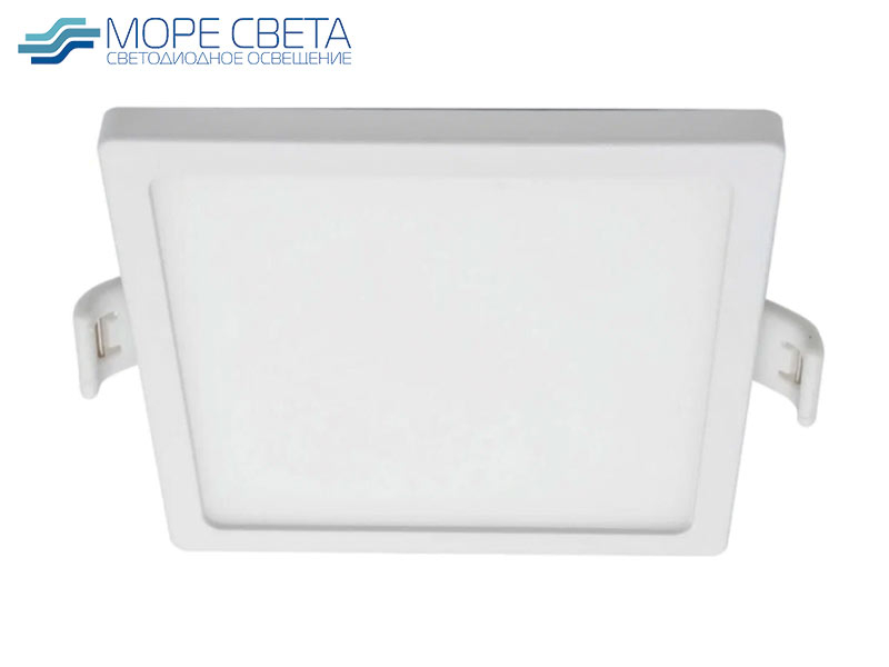 НоменклатураПрисоединенныеФайлы Встраиваемый LED светильник Apeyron 06-58 12W 6500K Квадрат белый
