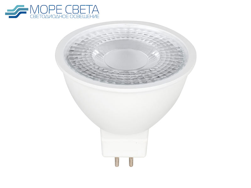 НоменклатураПрисоединенныеФайлы Светодиодная лампа GU5.3 10W 4500K 36° 220V линза дневная белая