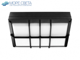 Накладной светильник Ecola B4158S под лампу GX53 IP65 Квадрат черный