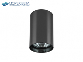 Накладной светильник Lightstar Rullo 214438 под лампу GU10 Круг черный хром