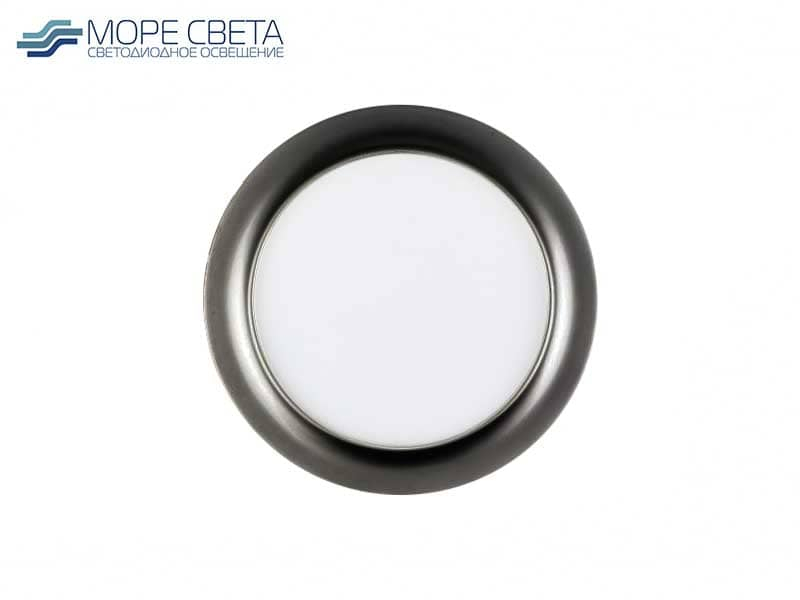 Р-Встраиваемый LED светильник Альфасвет LY-707 9W 4000-4500K 220V Круг черный никель