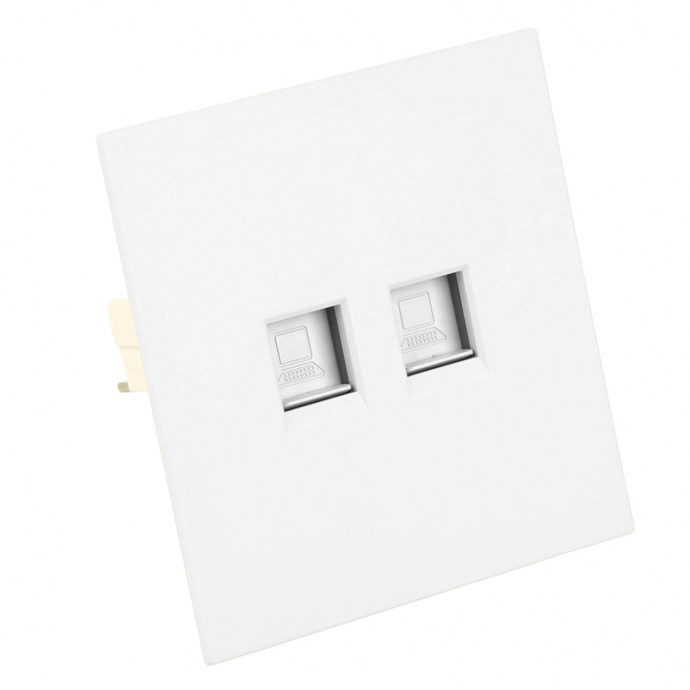 STEKKER МИЯ Розетка (механизм) 2-я компьютерная RJ-45 БЕЛАЯ МАГНОЛИЯ RST00-3111-01 IP20 STEKKER МИЯ Розетка (механизм) 2-я компьютерная RJ-45 БЕЛАЯ МАГНОЛИЯ RST00-3111-01 IP20