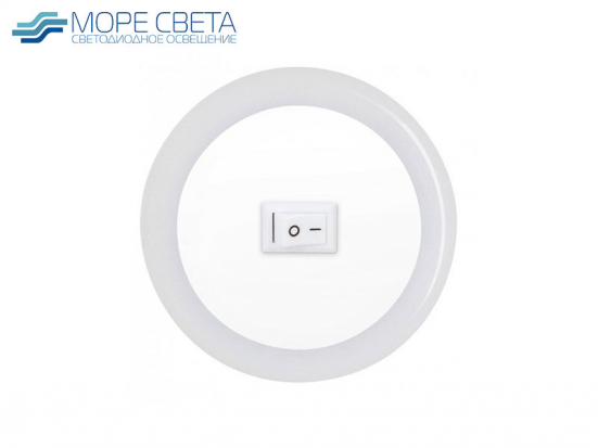 Ночник светодиодный IN HOME NLE 04-LW-S 0.5W белый с выкл.
