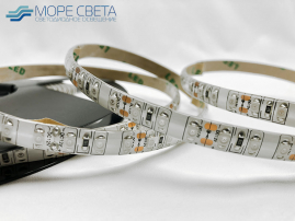 Светодиодная лента SMD2835/3528 120LED 9.6W 12V IP65 Красная в силиконе