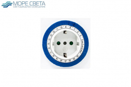 Розетка с механическим таймером TM32 (220V, 16A, 3500W, суточная)