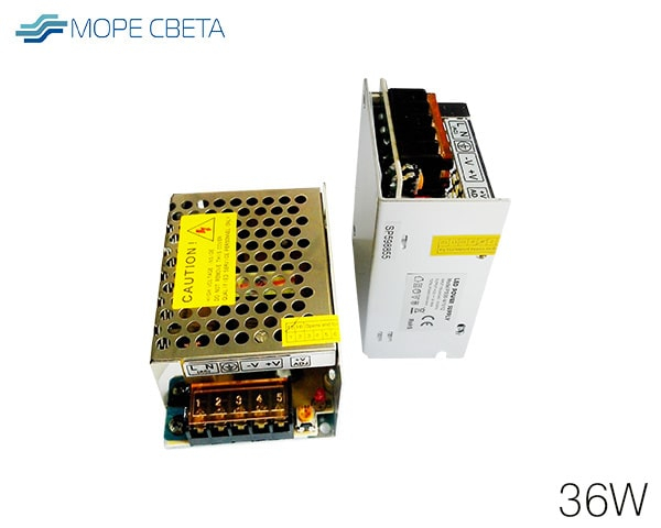 Блок питания 36Вт 12В 3А IP20 открытый Блок питания 36Вт 12В 3А IP20 открытый