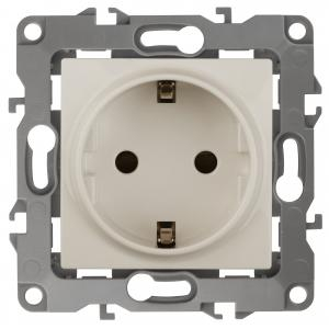 12-2111-02 ЭРА Розетка 2P+E Schuko, 16A-250В, IP20, винт, Эра12, слоновая кость 12-2111-02 ЭРА Розетка 2P+E Schuko, 16A-250В, IP20, винт, Эра12, слоновая кость