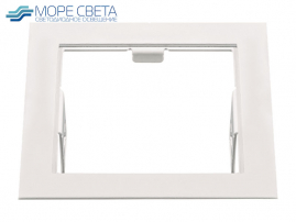 Рамка Lightstar X1 214516 для светильника LIGHTSTAR DOMINO QUADRO квадрат белая