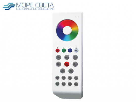 Пульт Lux SR-2819T (RGB+W, 2 зоны, RF, Белый)