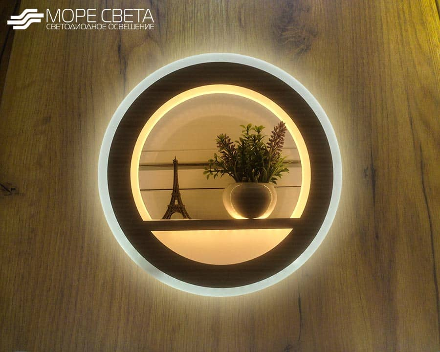 Архив------Настенный LED светильник Gala GL-PARIS 10W 3000K+6000K IP20 белый