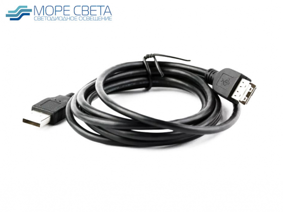 Кабель USB A вилка - А розетка 1.8м
